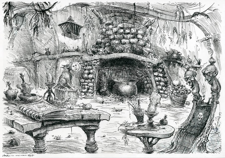 Ian Miller | Shrek: The Witch's House, interior