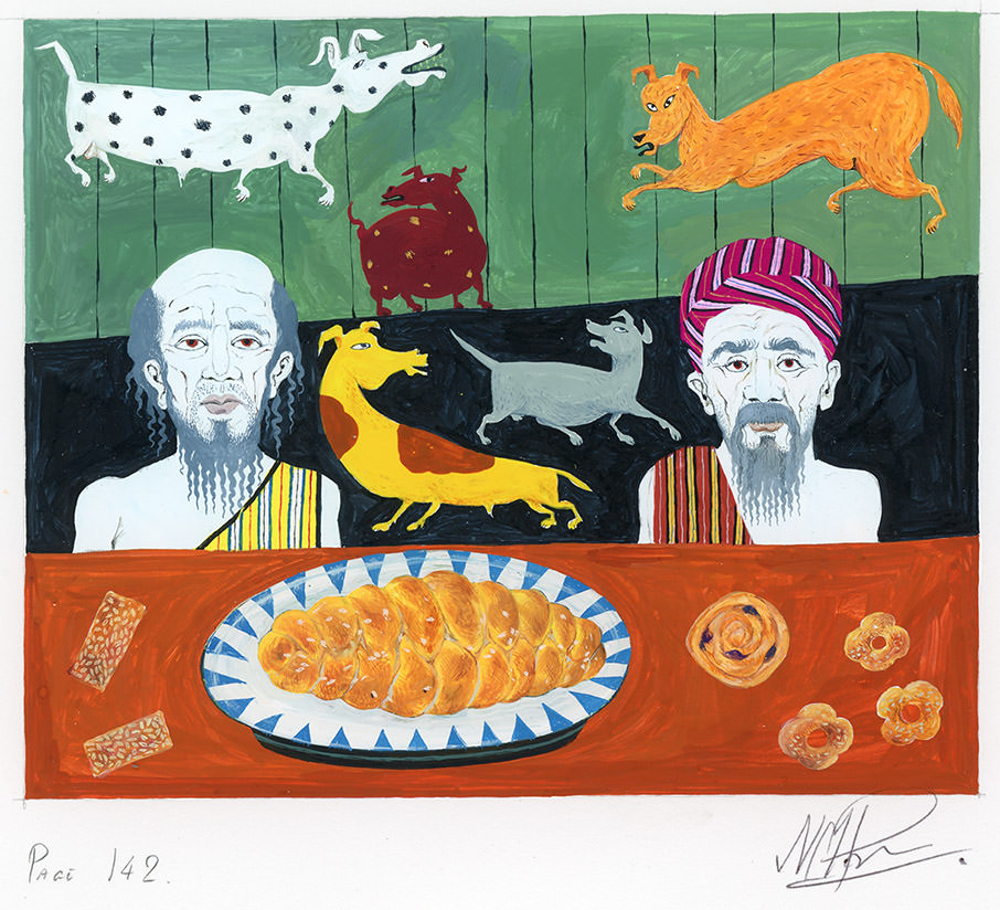 Neil Packer | Odysseus and Eumaeus prepared their breakfast