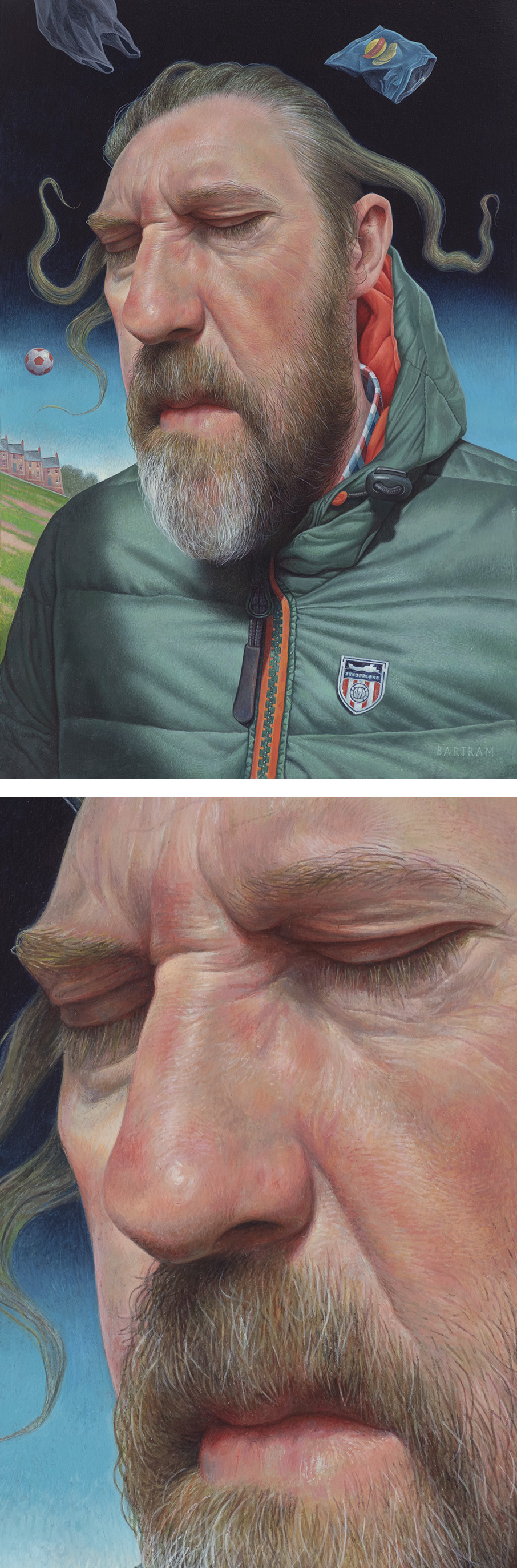 Simon Bartram | Semi Self-Portrait in Windy England