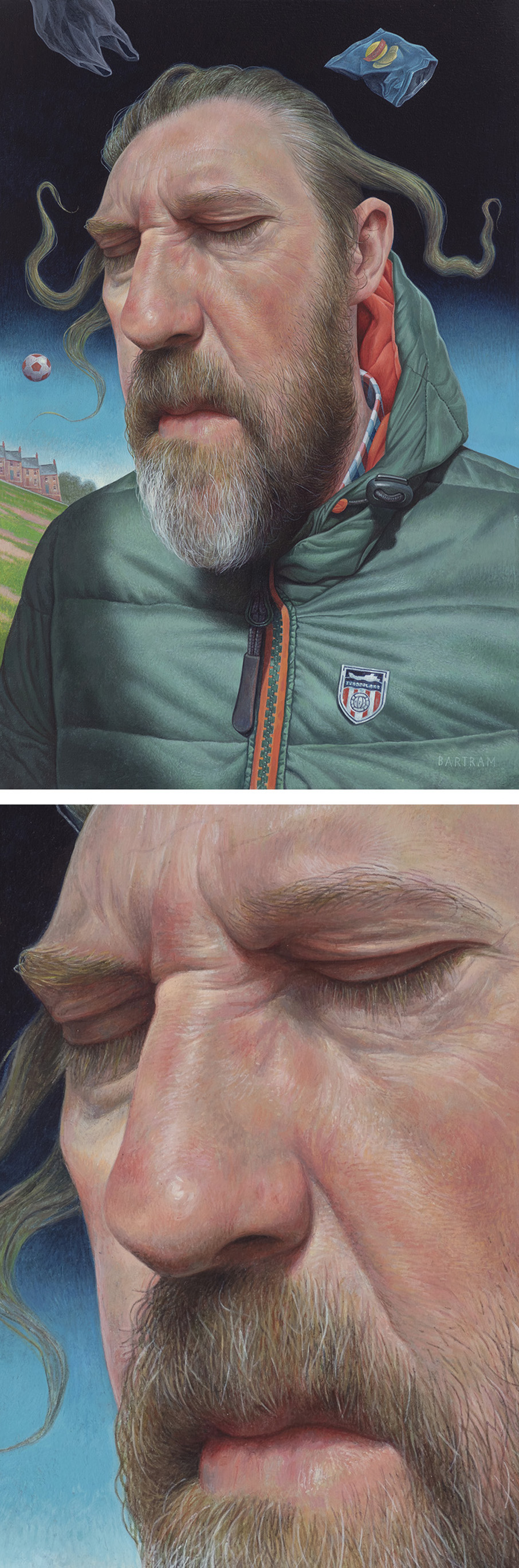 Simon Bartram | Semi Self-portrait in Windy England