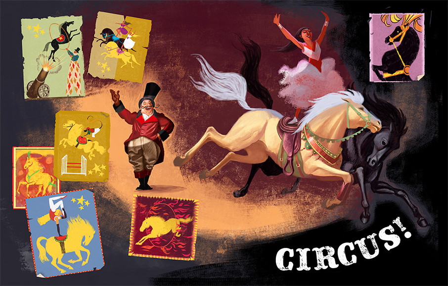 Grahame Baker Smith | Dawn Horse, the circus!