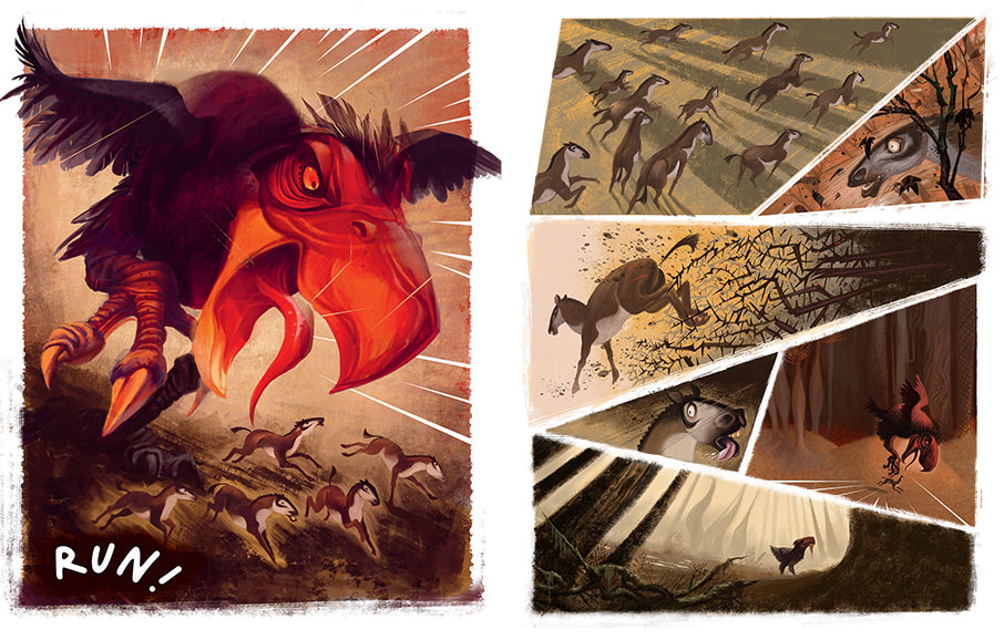 Grahame Baker Smith | Dawn Horse, run for your life!