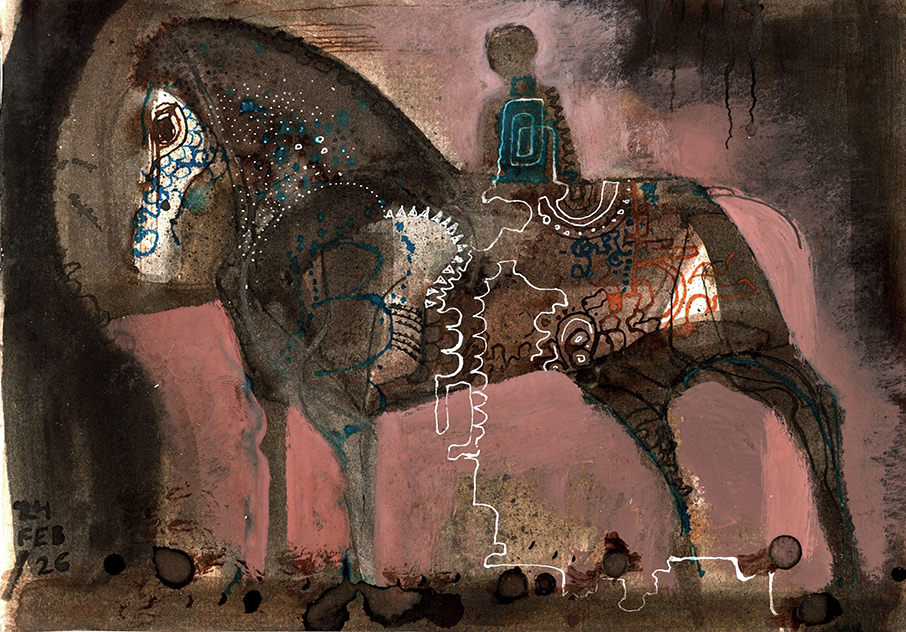 Grahame Baker Smith | Horse with decoration