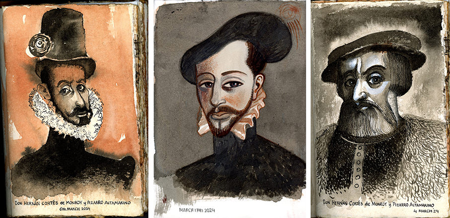 Grahame Baker Smith | Sketchbook portraits 1