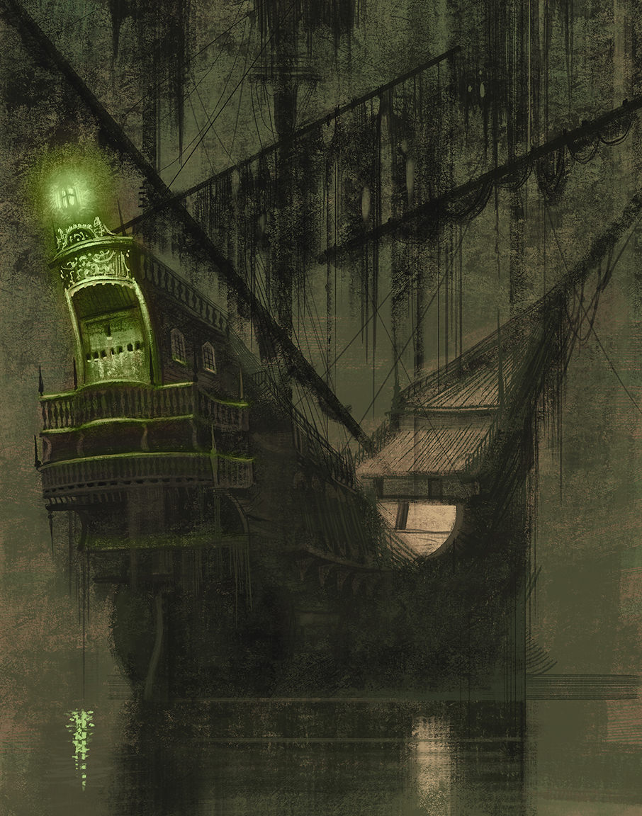 Grahame Baker Smith | Peter Pan, the pirate ship