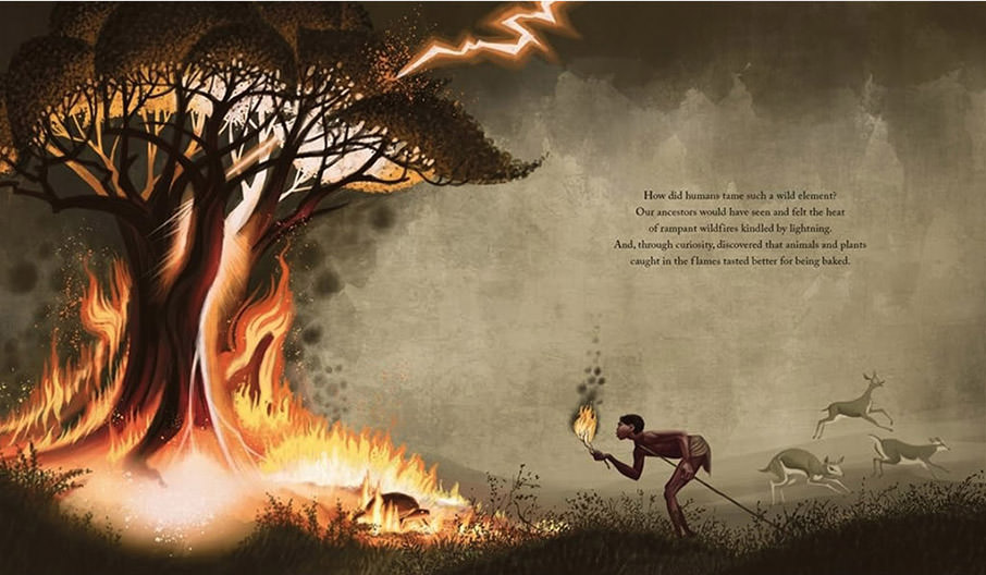 Grahame Baker Smith | The Flickering Fires, early man