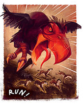Grahame Baker Smith | Dawn Horse, run for your life!