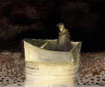 Grahame Baker Smith | The boat at night