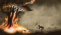 Grahame Baker Smith | The Flickering Fires, early man