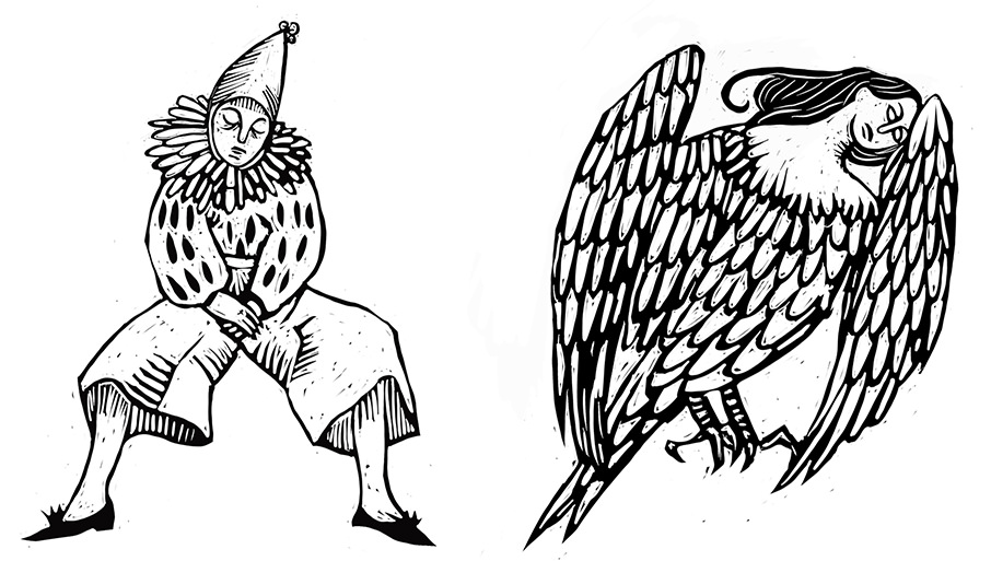 Gwen Burns | A Jester and a Harpy