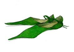 Gwen Burns | Green fairy shoes