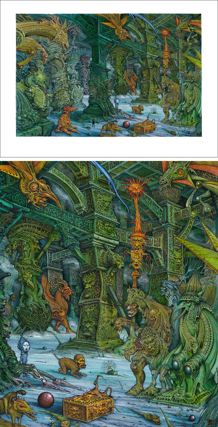 Ian Miller | The Hall of Bright Carvings