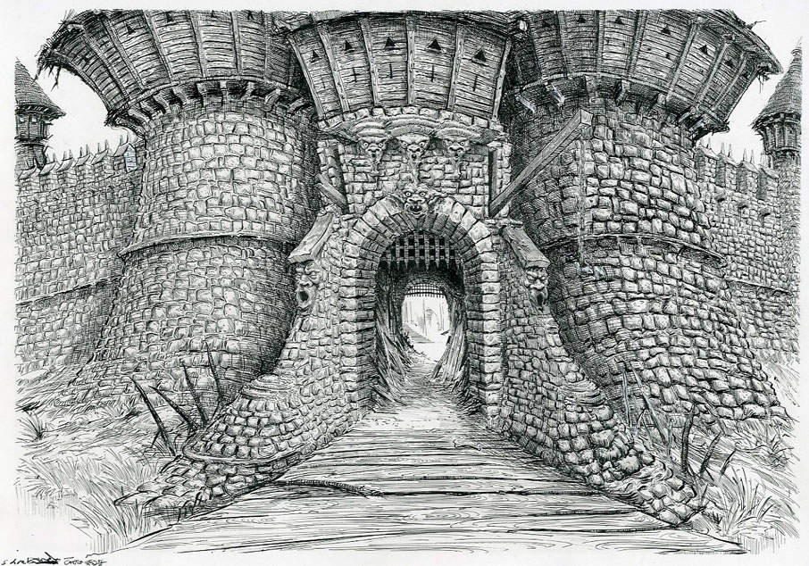 Ian Miller | Shrek: The Castle Gate with Drawbridge