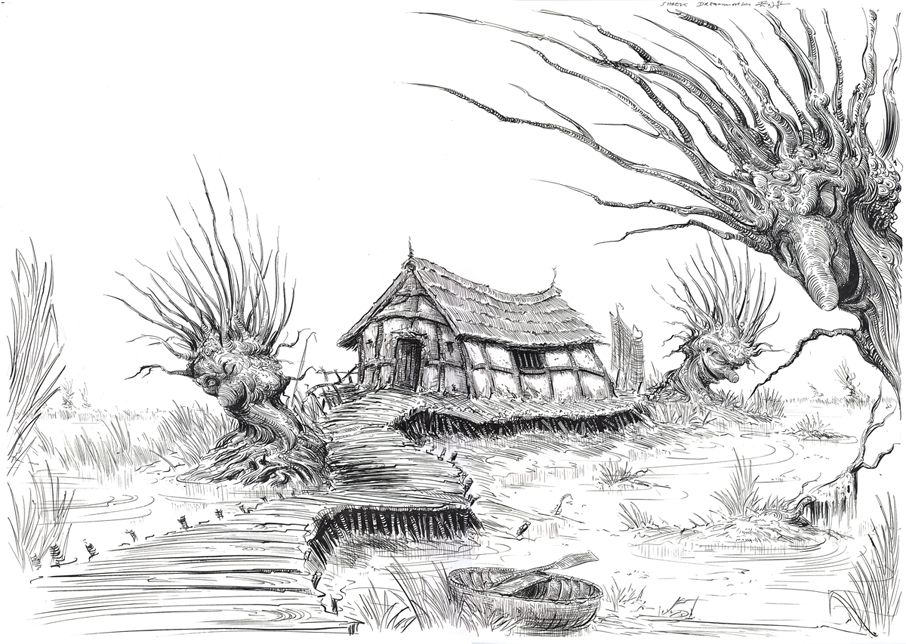 Ian Miller | Shrek: Swamp House with Willows