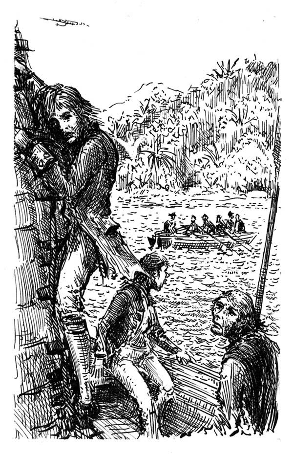 Ian Miller | Jim leaving the Hispaniola