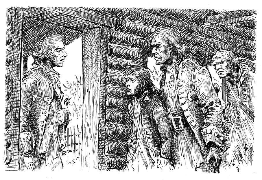 Ian Miller | Dr Livesey visits the sick in the stockade blockhouse