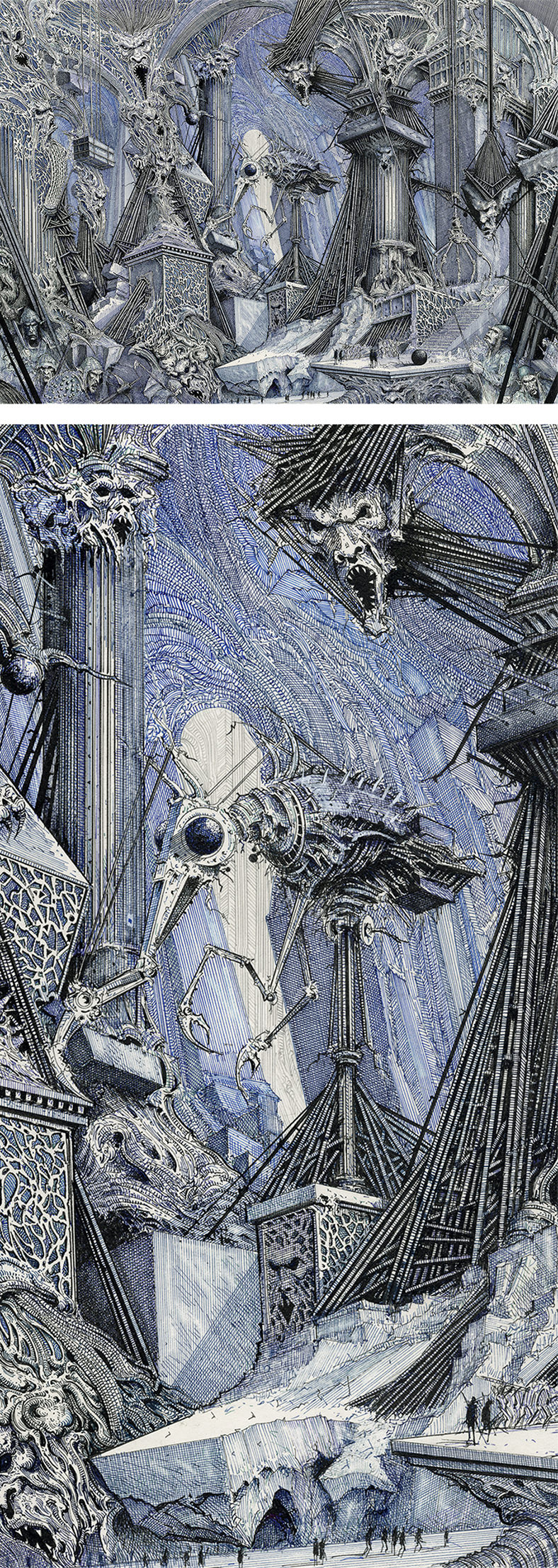 Ian Miller | The Citadel of Screaming Pillars