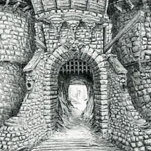 Ian Miller | Shrek: The Castle Gate with Drawbridge