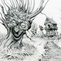Ian Miller | Shrek: Swamp House with Closer Willows