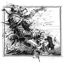 Ian Miller | Space Marine blasted