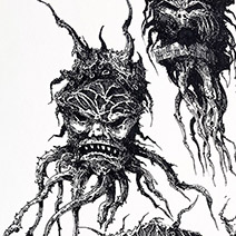 Ian Miller | Ghast, study sheet 1