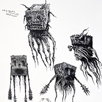 Ian Miller | Ghast, study sheet 2