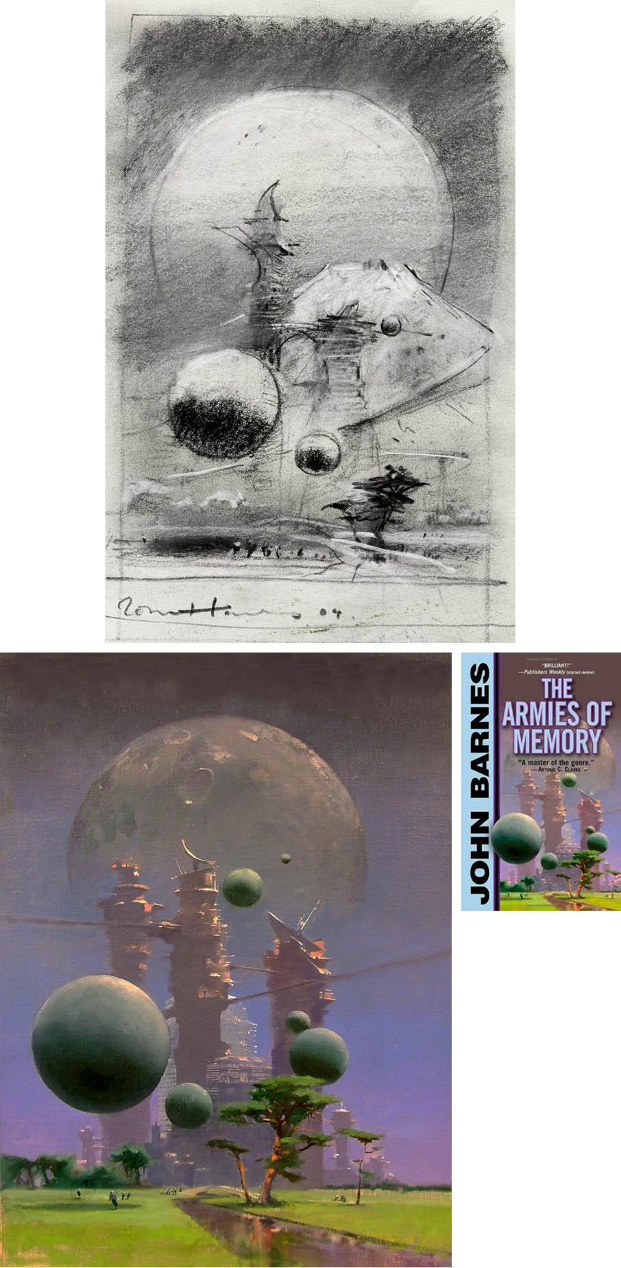 John Harris | Armies of Memory sketch 2