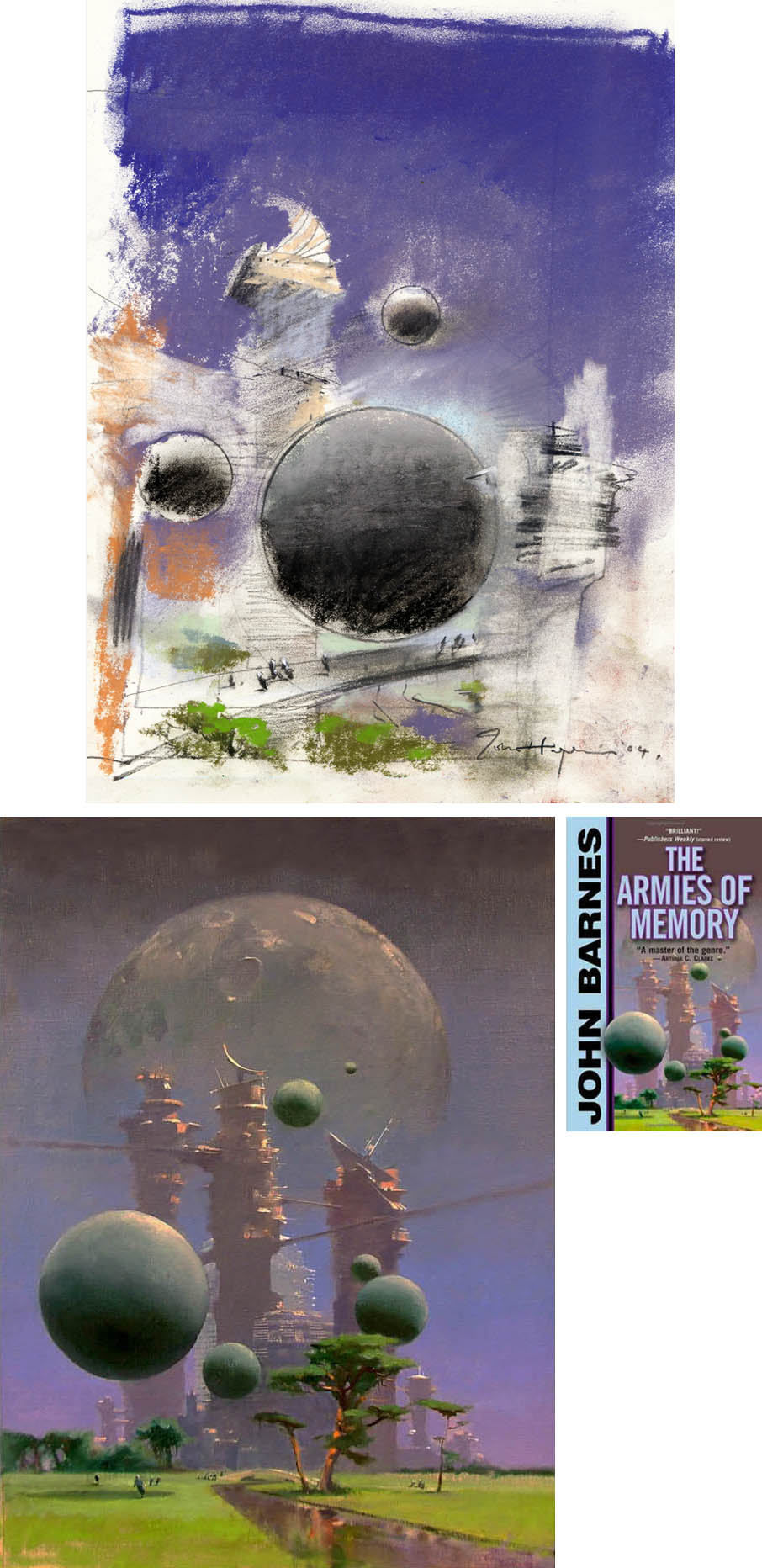 John Harris | Armies of Memory sketch 3