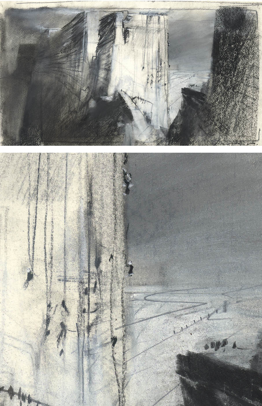 John Harris | Scaling the Wall, second sketch