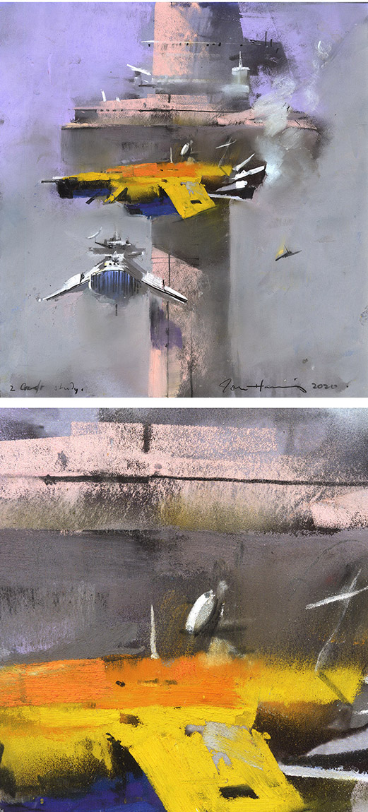 Official website of John Harris: landscape, science fiction and marine  artist