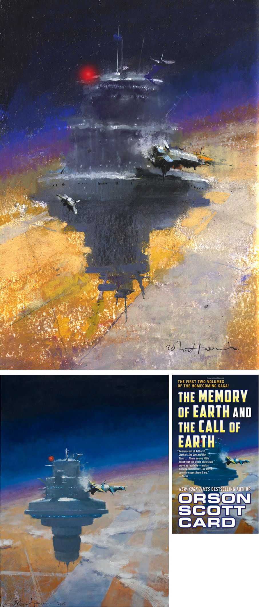 John Harris | The Memory of Earth, sketch
