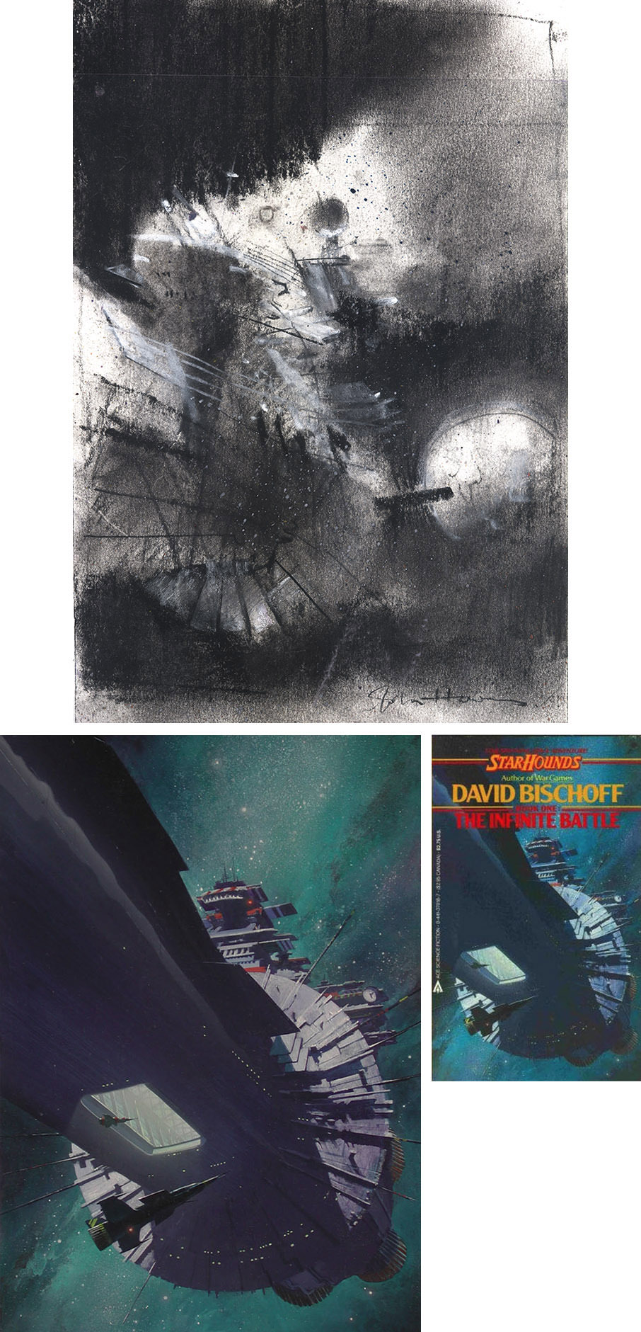 John Harris | Starhounds 1, The Infinite Battle, sketch