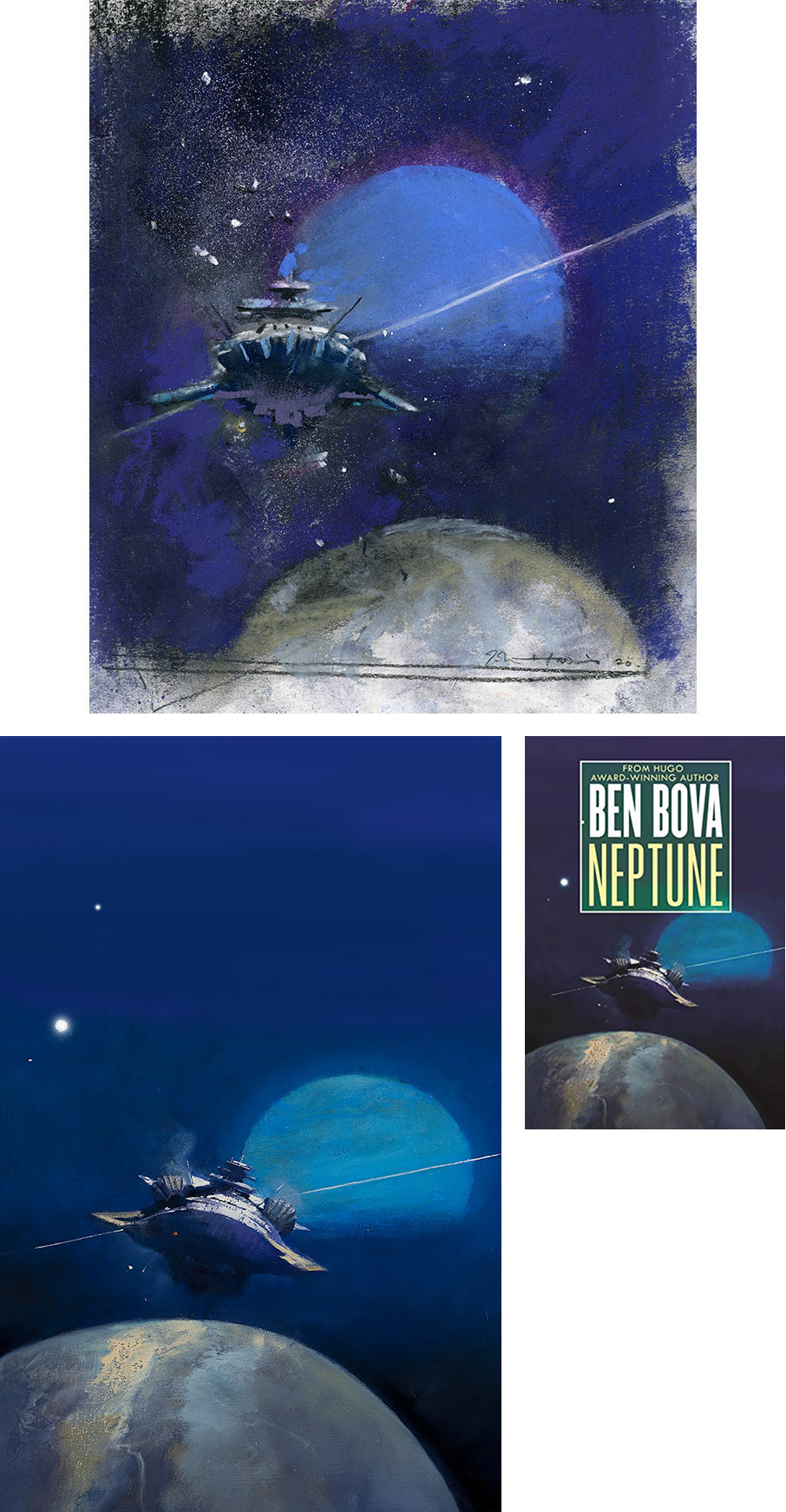 John Harris | Neptune, sketch 3