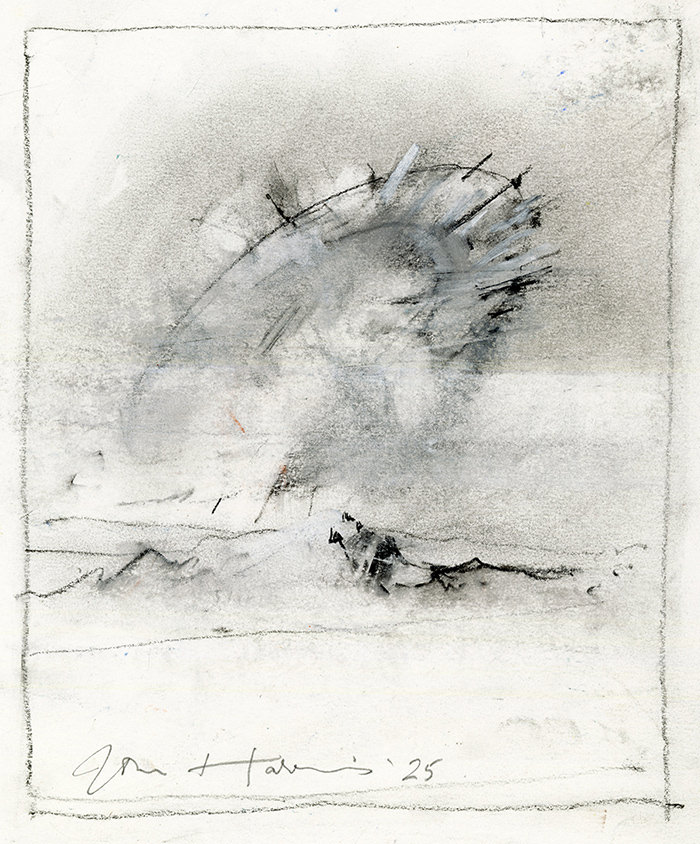 John Harris | Valley of the Dry Bones, first sketch