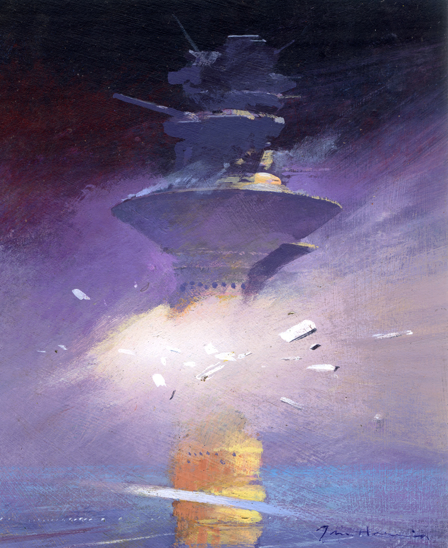 John Harris | Driftglass acrylics sketch