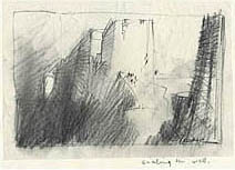John Harris | Scaling the Wall, first sketch