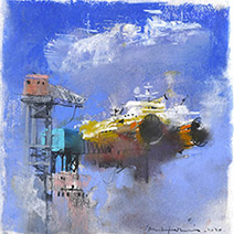 John Harris | Dockland Ferry, a study