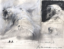John Harris | Shai-Hulud, first page of sketches