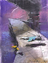 John Harris | The Last Shadow, sketch 1