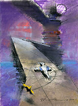 John Harris | The Last Shadow, sketch 2