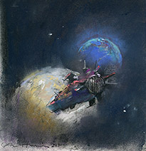 John Harris | Neptune, sketch 2