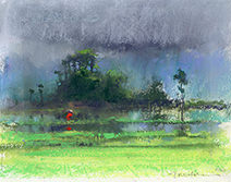 John Harris | One Foot in Laos, sketch