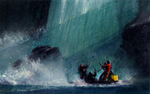 John Harris | Herrenhauser Waterfall sketch