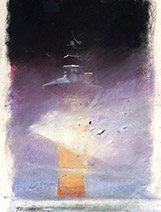 John Harris | Driftglass pastel sketch