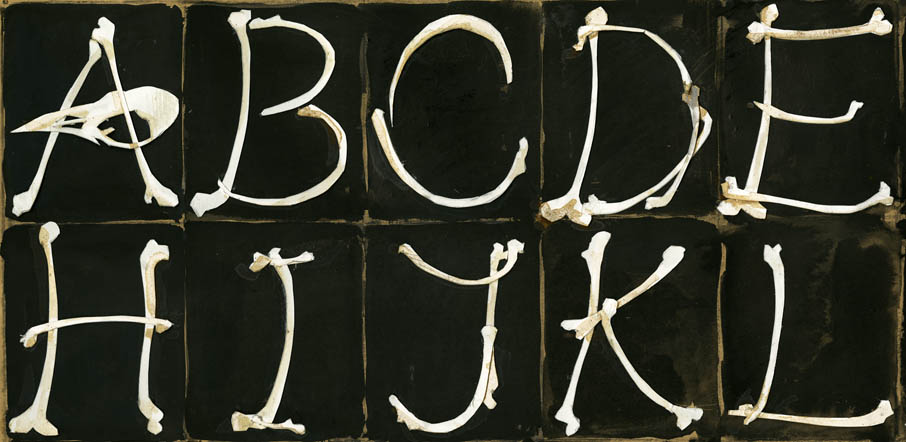 Olivia Lomenech Gill | Bone letters