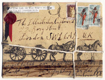 Olivia Lomenech Gill | War Horse envelope from India