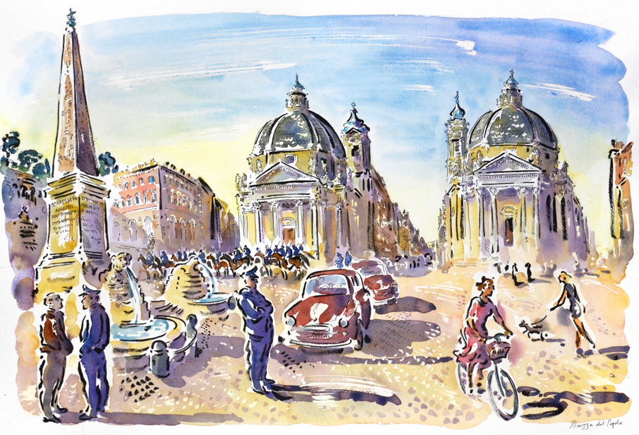 Paul Cox | Piazza del Popolo, Rome