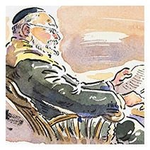 Paul Cox | The Rabbi with the letter from 'Christina Rosenthal'