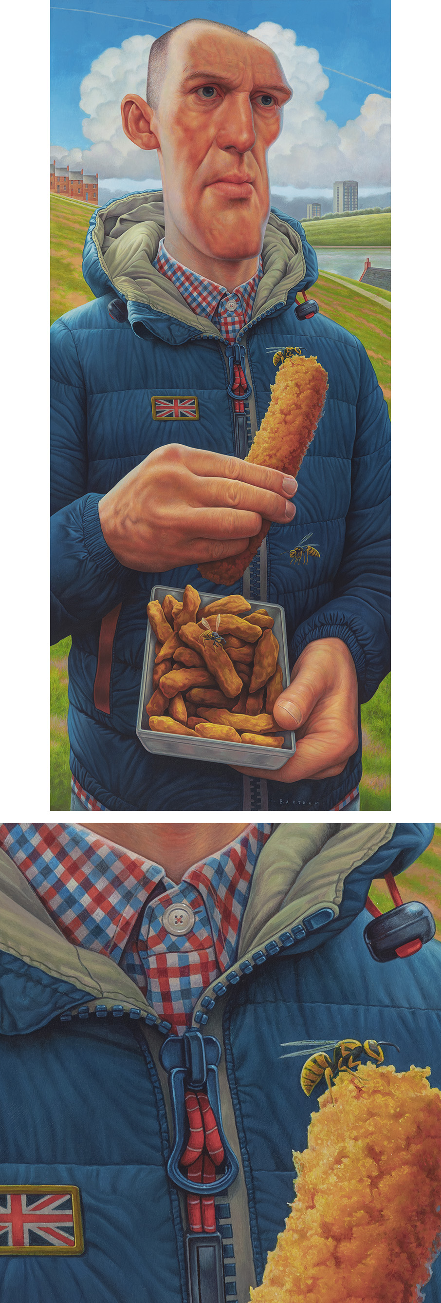 Simon Bartram | Man with a Battered Sausage