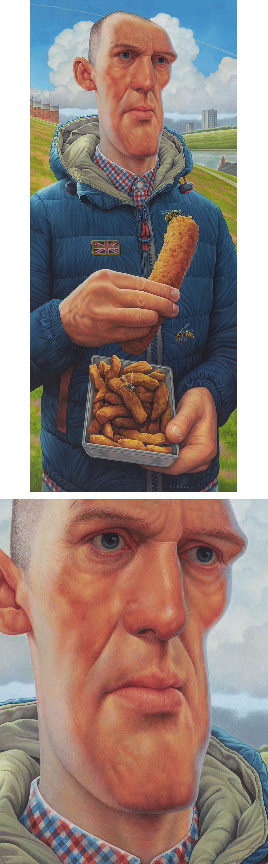 Simon Bartram | Man with a Battered Sausage